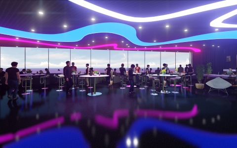Oceanami Ho Tram Resort - Sky Bar interior